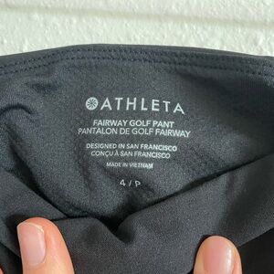 Athleta Fairway Golf Pant in Charcoal